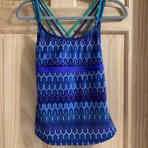 PrAna Tankini Swimsuit Top, Size Small
